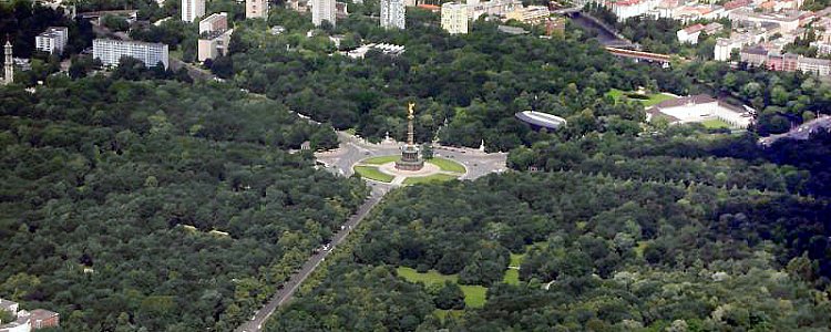 Большой Тиргартен в Берлине Большой Тиргартен в Берлине
